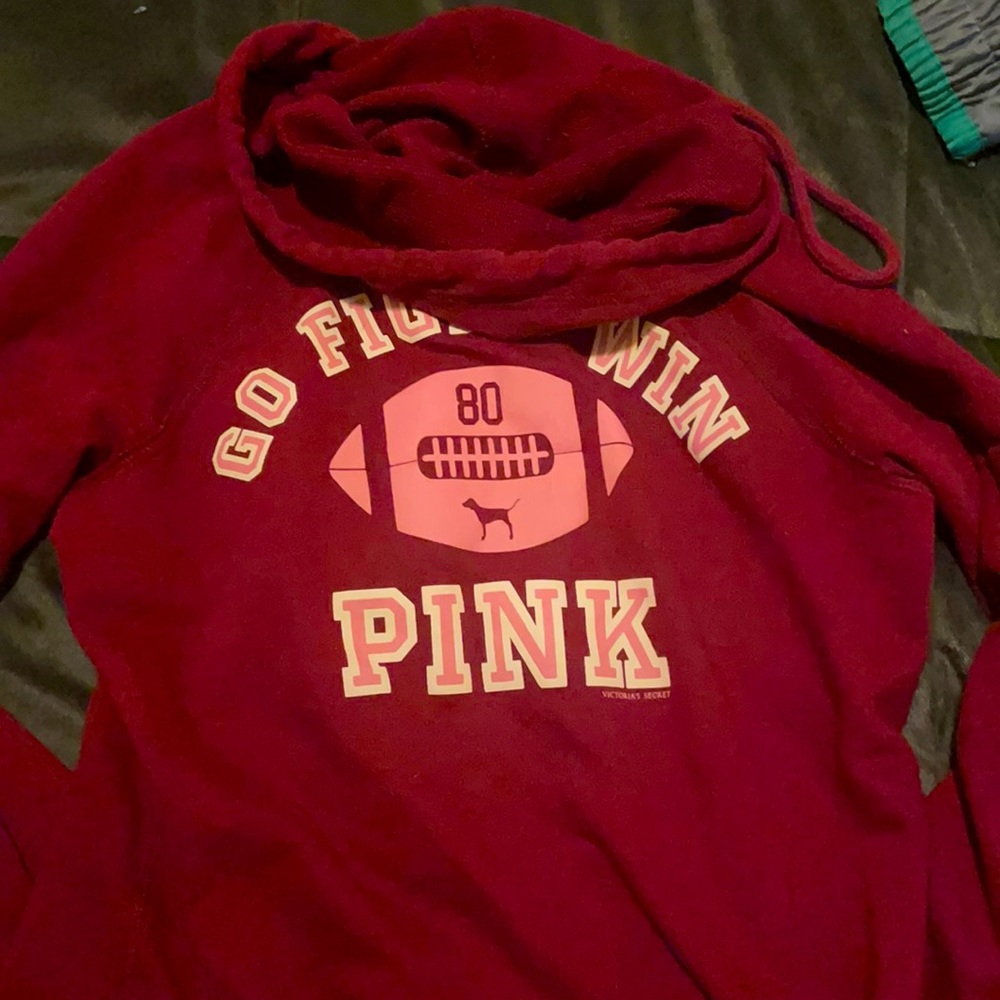 pink Victoria’s Secret zip up jacket .